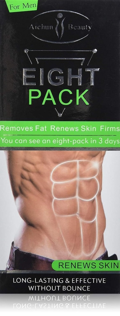 AICHUN BEAUTY Eight Pack for Men Strong Waist Manly Torso Smooth Lines Press Fitness Kõhu põletamine Lihasrasva Eemaldamine uuendab naha kaalulangus salendav kreem 170g
