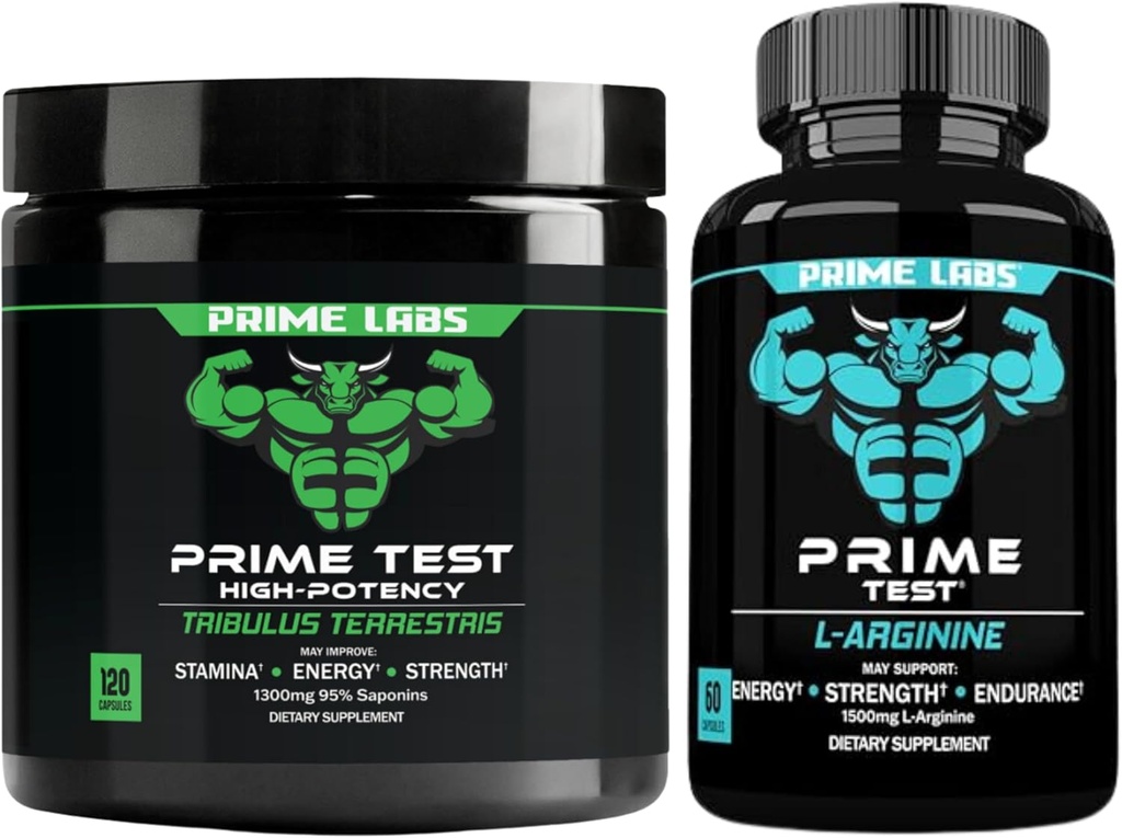 Prime Labs Tribulus Terrestris (120 ct) + L Arginiinlämmastikoksiid (60 ct)