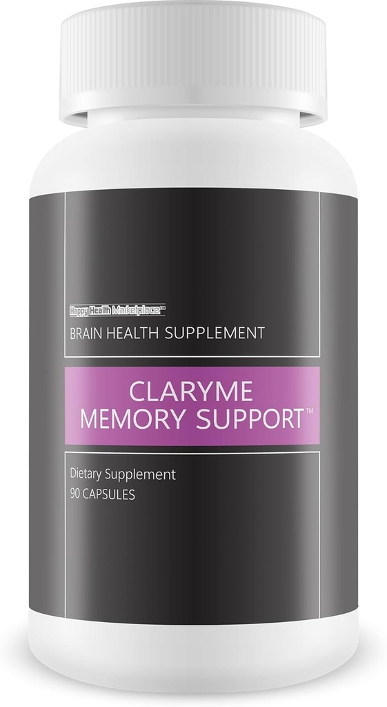 Claryme Memory Support - Meie parim mälu täiendus ajule - Mälu pillid eakatele - Mälu lisandid naistele ja meestele - Looduslik aju suurendaja - Vaimne fookus ja energia lisandid