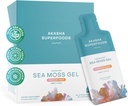 Akasha Superfoods Irish Sea Moss Gel, Liposomal Seamoss with Irish Sea Moss, Vitamin E, Citrus, Organic Vanilla, Glycerin, Skin, Energy & Gut Health Support for Women & Men, Sweet Citrus Flavor, 30 Ct