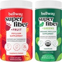 Bellway Super Fiber Powder + Fruit, Vaarika Sidrun Super Fiber + Rohelised