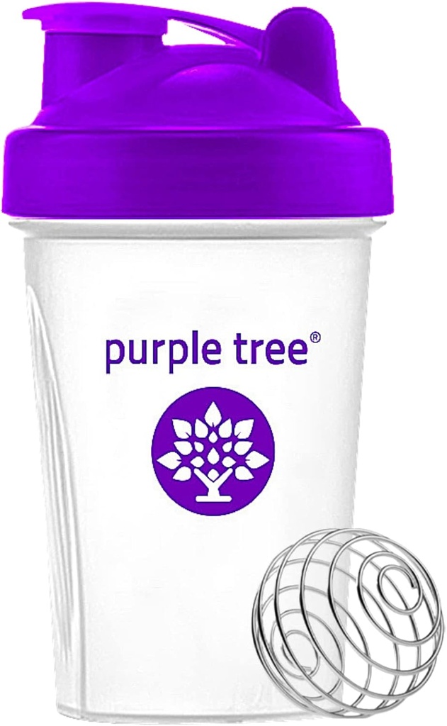 Lilla puu Valgupudel Raputage Pudel, Leak Proof Mixer Cup roostevabast terasest segamine Ball | 20 Oz Shaker Blender valgu, hüdratsiooni ja toidulisand segud