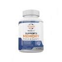 Labs NeuroGro Natural Brain Supplement täiskasvanutele, 60 kapslit - toitaineline segu Bacopa Monnieri, Ginkgo biloba, Melissa Officinalis & Citicoline aju fookuse ja mälu jaoks