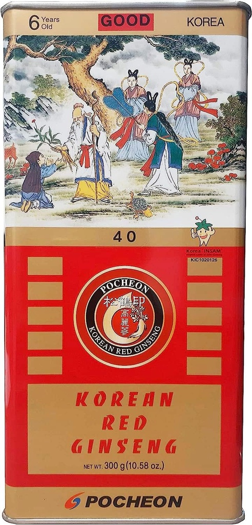 Pocheon 300 g Korea konserveeritud kuivatatud panax punane ženšenn 24 Juured 6 aastat hea hinne 300-40