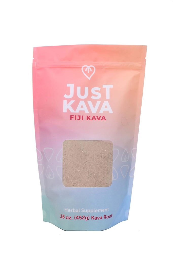 Just Kava Fiji Kava Taimne täiendus 16 OZ (452 g)
