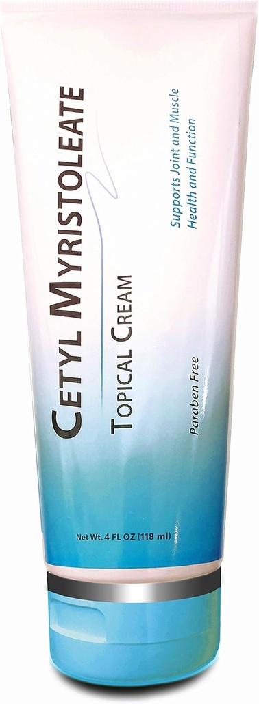 Cetyl Myristoleate Topical Cream Omega 5 Fatty Acid - Helps Reduce Joint and Muscle Discomfort - Includes Arnica, Glucosamine, Aloe,Jojoba, Sunflower & Sesame Seed Oil - 4oz. by Coreceutimin