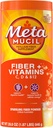 Metamucil Sparkling Fiber Supplement + Vitamins, Plant Based Psyllium Husk Powder with Vitamins C, D & B12, Daily Fiber Supplement for Digestive Health, Citrus Flavored, Sugar-Free, 90 Servings