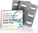Foster & Thrive Loperamide Hydrochloride and Simethicone Anti-Diarrheal Anti-Gas Multi-Symptom Relief, 48 Caplets, Ravi kõhulahtisus, gaas, puhitus, krambid ja rõhk, 12 Caplets (Pack of 4)