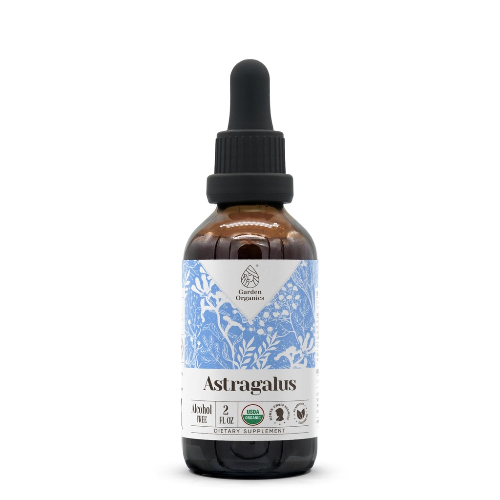 Astragalus USDA orgaaniline alkoholivaba ekstrakt | toidulisand, suure tugevusega tinktuur | looduslik sertifitseeritud orgaaniline astragalus (Astragalus membranaceus) Kuivatatud juur (2 oz)