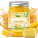 (12 OZ) Iiri meri sammal geel Orgaaniline toores Vegan Corn Maitsestatud looduslik meremoss Lisa 102 Vitamiinid ja mineraalid Looduslik saagikoristus Mitte-GMO Immune Defense Booster Kilpnäärme seedetrakti tugi