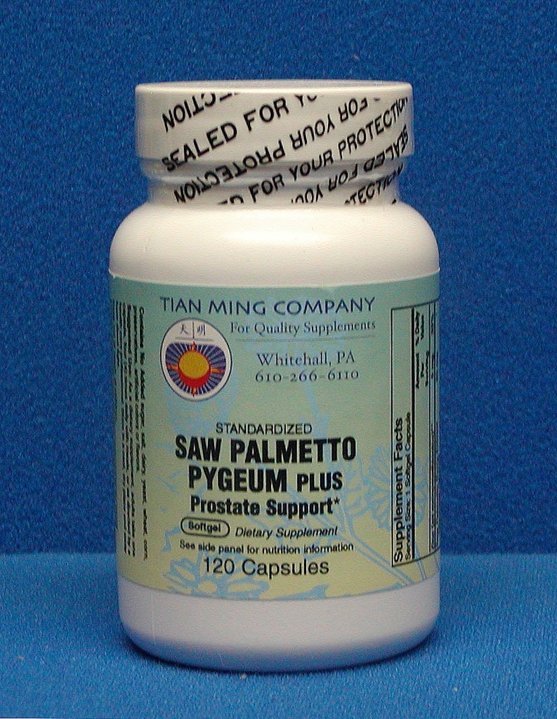 Eesnäärme toetus Saw Palmetto Pygeum Plus ja rohkem 120 Softgels