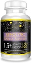 ACTIF Senolytic Support 15+ Advanced Factors - Non-GMO, Fast-Acting, Made in USA, 60 Count