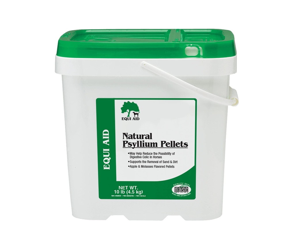 Farnam Equi Aid Natural Horse Psyllium Pellets täiendus, toetab Liiva ja mustuse eemaldamist Ventral Colonist, 10 naela, 32 Scoops