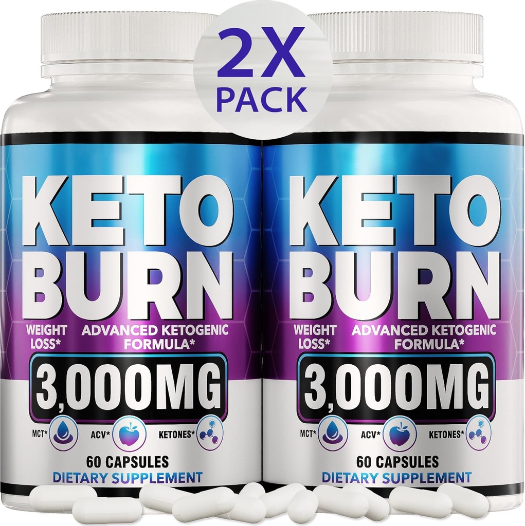 (2 Pack) Keto Dieet pillid - Advanced kaalulangus - Keto täiendus naistele ja meestele - Apple siidri äädikas - Keto ACV Gummies Gummy - valmistatud USAs