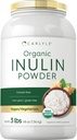 Carlyle Organic Inulin Powder 48oz | Prebiootiline kiud Jeruusalemma Artichoke | Vegan, Taimetoitlane, Non-GMO & Gluteeni tasuta toidulisand