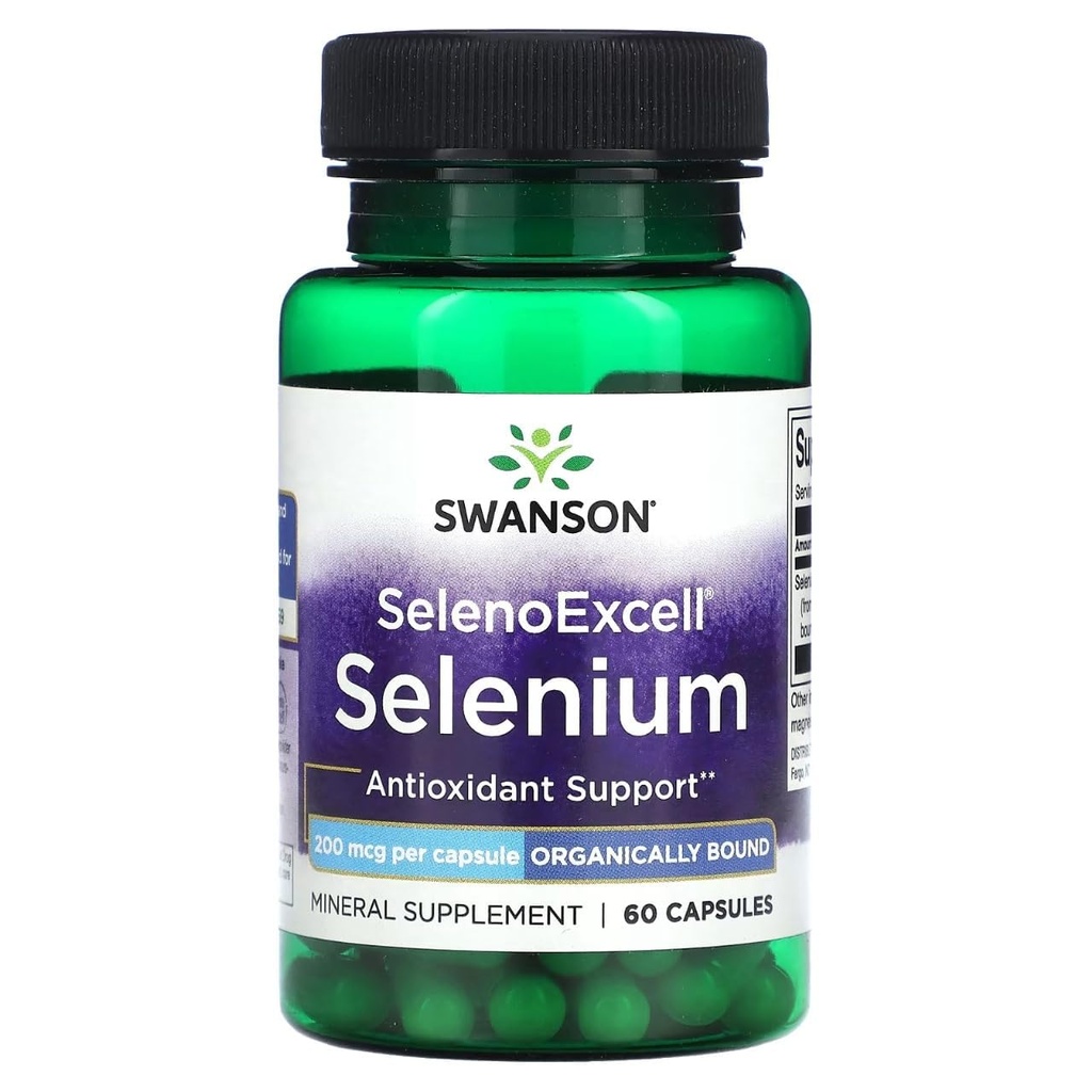 Swanson Selenoexcell Selenium 200 mcg 60 kapslit