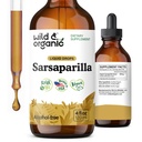 Looduslik ja orgaaniline Sarsaparilla juur Tinktuur - üldine toetus - Sarsaparilla ekstrakti lisand - Vegan, suhkur ja alkoholivabad vedelikutilgad - 4 fl oz