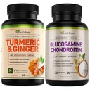 Nature's Base Turmeric & Ginger 60 ct + Glükoosamiin Chondroitin 90 ct
