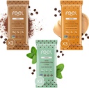 Tunne Vegan Protein Bars | Chocolate Lovers | Keto | Gluteenivaba | Orgaaniline | Lions Mane | Chaga | Ashwagandha | 15g Valk | Madal suhkur | Non GMO | Sunbutta + Brownie + Mint - 9 Pack