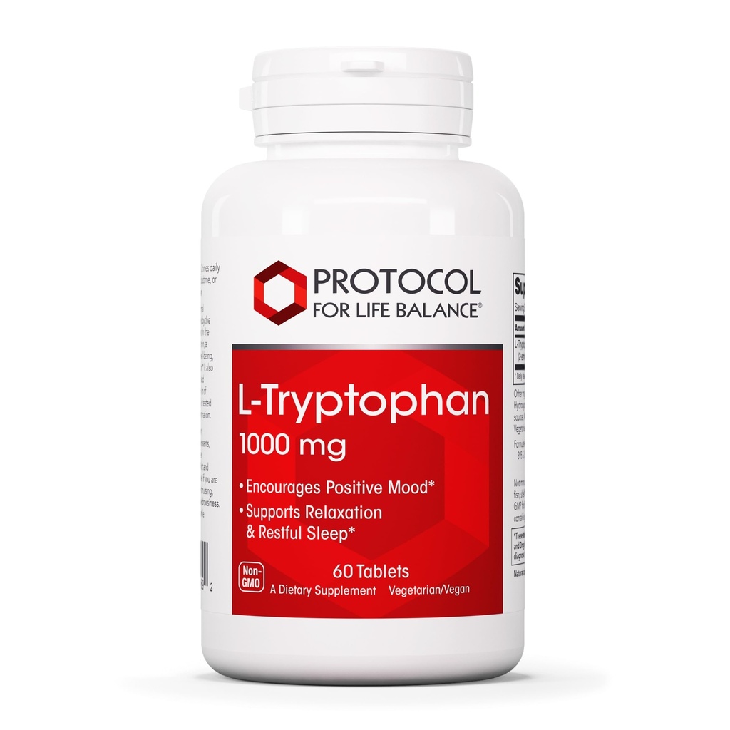 PROTOKOLL LIFE BALANCE L-trüptofaan 1000mg - unetugi soodustab lõõgastust - 60 tabs