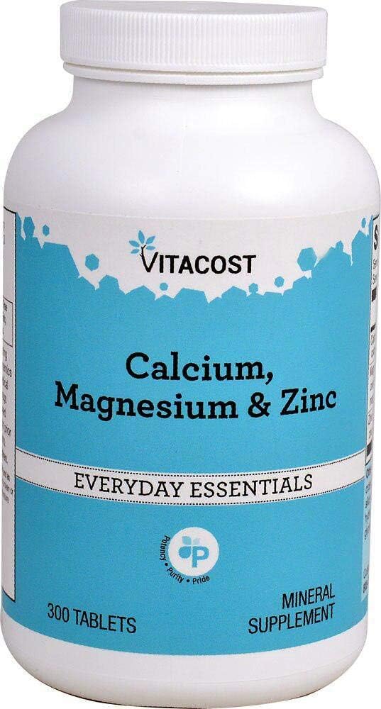 Vitacost Kaltsium, Magneesium Ja Tsink - 300 tabletti