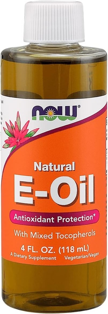 E Vedelik, 80% segatud tokoferoolid Nüüd toidud 4 oz Vedel