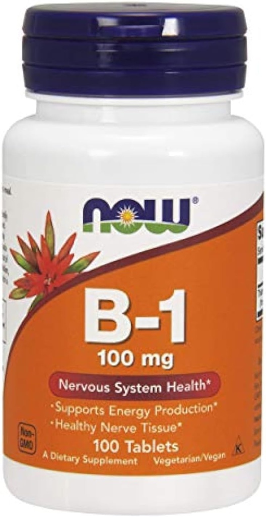 Nüüd toidud nüüd B1 100MG, 100 Count