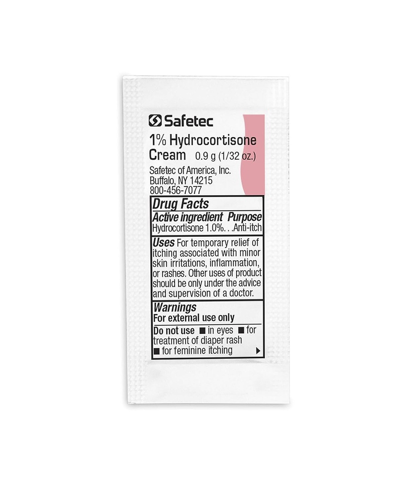Safetec Hydrocortisone 1% Cream. 9 g. kott ( lahtine pakend - 2000 arv)