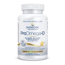 Nordic Naturals ProOmega-D, Sidrun Maitse - 60 Soft Gels - 1280 mg Omega-3 + 1000 IU D3 - High-Potency Fish Oil - EPA & DHA - Brain, Eye, Heart, & Immune Health - Non-GMO - 30 Servings