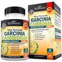 Garcinia cambogia Kaalulangus pillid - Maksimaalne tugevus isu vähendav ja rasvapõletaja meestele ja naistele - 1600mg Natural Extract & 960mg HCA - Metabolism Booster & Carb Blocker kapslid - 60Ct