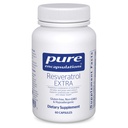 Puhtad kapslid Resveratrool EXTRA - 100 mg Trans-Resveratrool - terve rakulise ja südame-veresoonkonna funktsiooni jaoks * - Antioksüdandid Supplement - Non-GMO & Gluteenivaba - 60 kapslit
