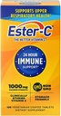 Ester-C Vitamin C 1000 mg Coated Tablets, Immune System Booster, Stomach-Friendly Supplement, 120 Count