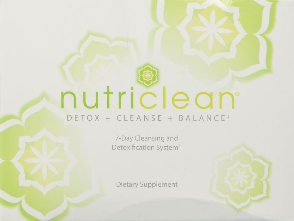 NutriClean 7-päevane puhastussüsteem steviaga: probiootikum seedetrakti tervisele, immuunsuse tugi, kiud, magneesium ja taimse segu (7 serveerimist, gluteenivaba)