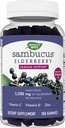 Nature's Way Sambucus Elderberry Gummies - Immuunsüsteemi täiendus lastele ja täiskasvanutele * - vitamiinide C, D3, tsink ja antioksüdantide tugi * - gluteenivaba ja taimetoitlane - 100 kummikut