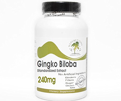 Ginkgo Biloba Standarditud Ekstrakt 240mg 24% Glükosiidid ~ 200 kapslit - ei lisaaineid ~ Looduslisandid