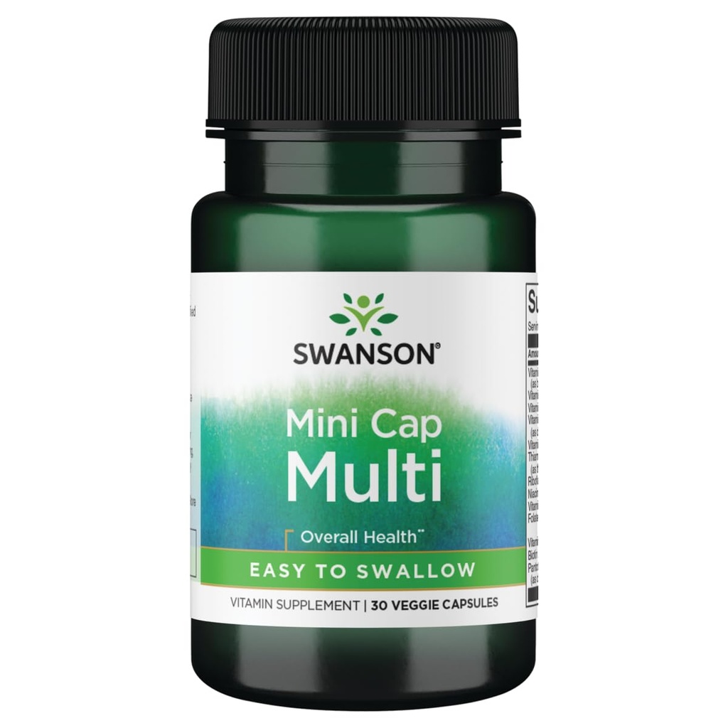 Swanson Daily Multivitamiinid Ilma Mineraalid 30 Veg Kapslid