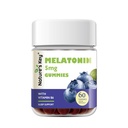 Looduse peamised melatoniini kummid lastele ja täiskasvanutele, 5 mg annuse kummi koos vitamiiniga B6, mitte-GMO, gluteenivaba-looduslik mustikamaitse 60 Count