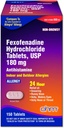 Ohm Allergia Ravim Feksofenadiin 180mg - 24-tunnine aevastamise ja allergia sümptomite leevendamine, mitte-uimastamine - 24-tunnised antihistamiini tabletid tõhusaks leevendamiseks - 150 loend (ühekordne pakend)
