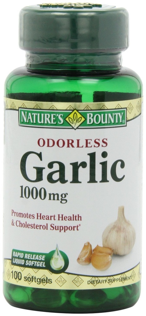 Looduse pearaha küüslaugu ekstrakt 1000 mg, 100 kiire vabastamise softgels (pakk 6)