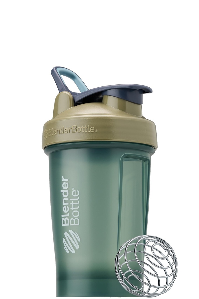 BlenderBottle Classic V2 Shaker Bottle Ideaalne valgu raputamiseks ja enne treeningut, 20oz, Full Color Tan