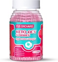 Keto ACV Gummies kaalulangus - Maitsev 1500MG Õunasiidri äädikas emaga, probiootikumid, vitamiinid B6 & B12, Vegan & Non-GMO - toetab Metabolism & Fat Burn naistele, 60 Vegan