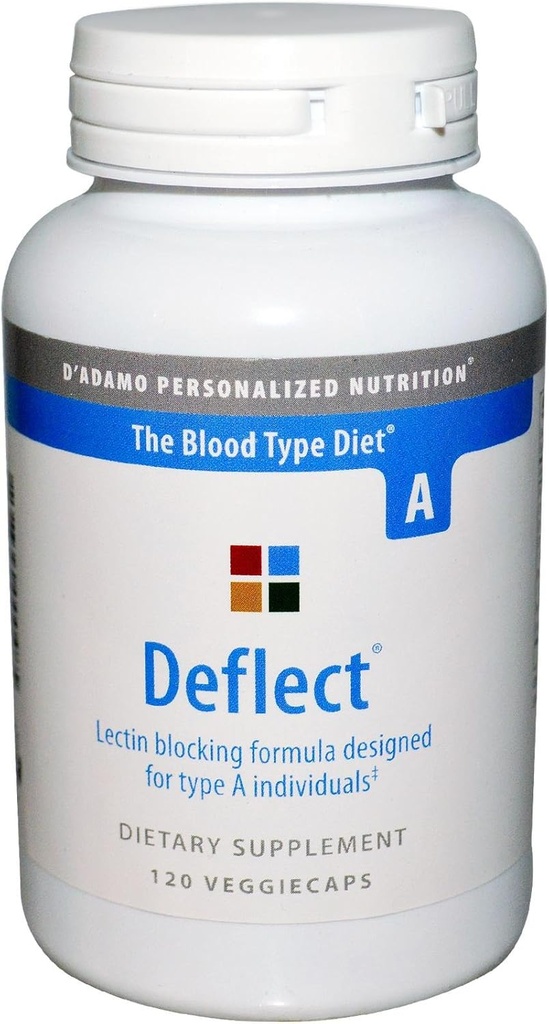 D'Adamo Personaliseeritud Toitumine Deflect A, 120 Count