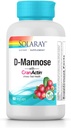 Solaray D-Mannose koos CranActiniga - 60 taimetoitlast kapslit