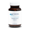 Metaboolne hooldus Vitamiin D3 5000 RÜ - Superior Imendumine Puhas Vitamiin D3 ja Vitamiin C - Extra Tugevus Luu, Immuunsus, meeleolu + südame-veresoonkonna tugi täiendada, ei täida (90 Softgel kapslit)