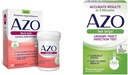 AZO Boric Acid Vaginal Suposiidid Aitab Toetada Lõhnade Kontrolli ja Tasakaalu Vaginaalne PH, 30 Loe Kuseteede Infektsiooni (UTI) Testribad, Täpsed tulemused 2 minutit, 3 Loe