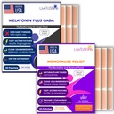 Menopaus Relief ja melatoniini Sleep Patch Bundle - 2 pakendit - kuuma vilgub, öine higi, meeleolu Swings Relief Plus Restful Sleep Patches - 30 päeva pakkumine pakendi kohta (60 plaastrit) - USA Made by Live To Shine