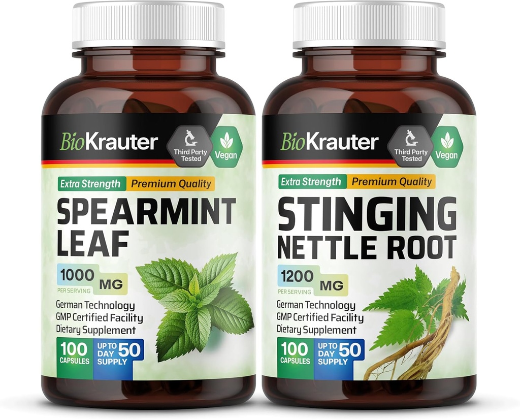 BIO KRAUTER Spearmint 100 kapslit ja nõeluv nõel 100 kapslit