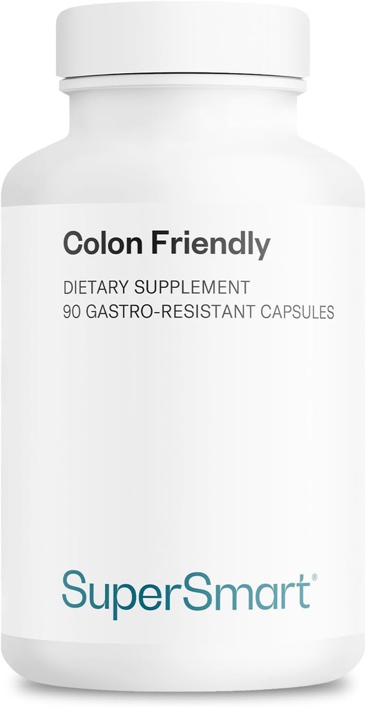 Supersmart - Colon Friendly 17 miljardit CFU päevas (probiootikum) - soole liikumise täiendused | Mitte-GMO ja gluteenivaba - 90 DR kapslid