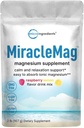 Rahulik Magneesiumipulber, 2lbs | Magneesiumtsitraadipulber | Magus Vaarika Sidrun Maitsestatud | Rahulik & Lõõgastav Mineraaltoetus | Kergesti imenduv | Mitte-GMO, Vegan, Suhkruvaba