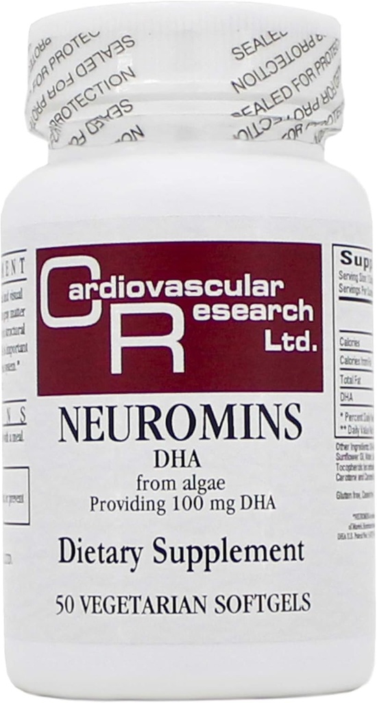 Neuromins 100mg (DHA) 50 kapslit - 3 Pack - ökoloogiline valem / südame-veresoonkonna uuringud
